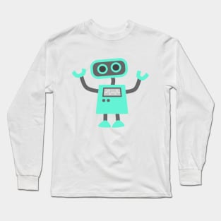 Little Robot Man Long Sleeve T-Shirt